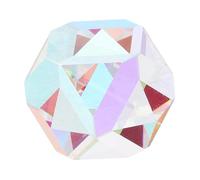 FUNOMOCYA Multi-faceted Optical Glass Prism for Science Experiments and Photography Crystal Spectrum Refracting Teaching Tool for Physics Education