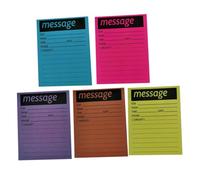 FUNOMOCYA Multi-function Household Note Stickers Neon Memo Pads with Self-adhesive Paper for Office School Home Use Easy Tear-off Removable for To-do Lists and Messages