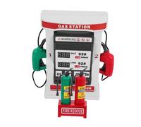 FUNOMOCYA Multifunctional DIY Gas Station Model for Card Swiping Voice Prompt Smart Counting Self-service Nozzle Educational Hands Imaginative Role Play and Early Development