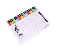 FUNOMOCYA Music Staff Erasable Whiteboard Lightweight Writable Five-Line Music Teaching Tool for Classroom Home Practice 11.18X8.27In