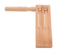 FUNOMOCYA Natural Wood Spinning Ratchet Noise Maker for Sporting Events and Parties Traditional Mexican Wooden with Engaging Rattle Sound Early Childhood Educational Instrument for Rhythm
