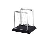 FUNOMOCYA Newton's Cradle Five Balls Desktop Decoration Physics Experiment Tool for Energy Conservation and Dynamics Learning Model for Students Skills