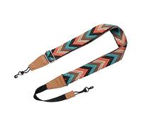 FUNOMOCYA No Drill Adjustable Ukulele Strap Jacquard Woven Double Clip Design Easy Installation Compatible with Ukuleles Accessory for Musicians