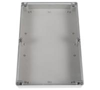 FUNOMOCYA Outdoor Electrical Box with Transparent Cover Weatherproof Plastic Junction Box for Cable Management UV Resistant Electrical Enclosure for Garden Industrial and Street Use