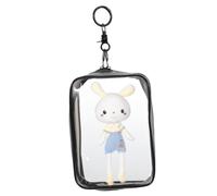 FUNOMOCYA Pain Bag Doll Display Bag Keychain Pouches Zipper for Puppet Collection Display Storage