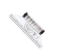 FUNOMOCYA Parallel Drawing Ruler with Roller for Accurate Angle Measurement Plastic Measuring Tool for Technical Drawing Geometric Design and Drafting Precision
