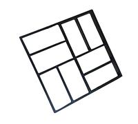 FUNOMOCYA Paving Mold Durable Plastic Cement Floor Tile Mold for DIY Garden Pathway Stepping Stones Reusable Outdoor Mould for Artistic Pavement Design
