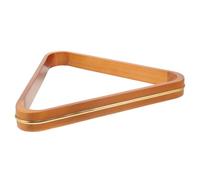 FUNOMOCYA Pine Wood Billiard Ball Storage Rack Triangle Frame for Pool Table Lightweight Snooker Organizer for Home Use