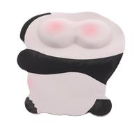 FUNOMOCYA Pink Cute Panda Ergonomic Mouse Pad with Soft Wrist Rest Non-Slip Base Comfortable Support for Computer Laptop Office Gaming Desk Supplies