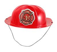 FUNOMOCYA Plastic Firefighter Hats for Soft Breathable Pilot Costume Headpieces Protective Role Play Accessory for Halloween Parties and Stage Performances