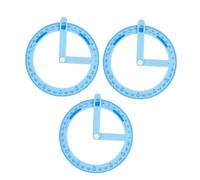 FUNOMOCYA Plastic Protractors for Pupils Angle Cognition Mathematics Supplies Teaching Tools for Right Acute and Obtuse Angle Demonstration
