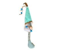 FUNOMOCYA Plush Sea Gnome Doll with Long Legs and Plush Hat Summer Ocean Style Decorative Figurine for Home Office Garden Party Ornament for Adults