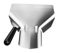 FUNOMOCYA Popcorn Scoop Stainless Steel Handheld Food Dispensing Spoon for French Fries and Candy, Easy Fill Dry Food Scoop Single Handle, Kitchen Popcorn Machine Supply