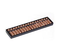 FUNOMOCYA Portable Abacus Plastic Arithmetic Counting Tool for Educational Math Aid with Visible Beads for Learning and Calculation