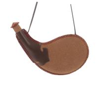 FUNOMOCYA Portable Leather Water Bag Vintage Bota Bag with Shoulder Strap Compact Lightweight Traditional Wine Pouch for Camping Hiking Fishing Outdoor Activities