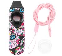 FUNOMOCYA Portable Lightweight Kids Plastic Kazoo for Beginners with Film and Lanyard, Abs Material Musical Instrument for Children’s Music Fun and Simple Playing