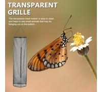 FUNOMOCYA Portable Mesh Observation Cage for Butterfly Habitat Lightweight Viewing Cage with Carry Handle Use Insect Breeding and Exploration Tool for Garden Learning