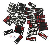 FUNOMOCYA Portable Paigow Tiles Chinese Traditional Domino Board Game Lightweight Smooth Surface for Travel Party Home Outdoor Camping