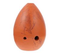 FUNOMOCYA Portable Pear Shaped Xun Pottery Instrument for Students and Beginners Lightweight Mini Vintage Wind Instrument in C Key with Smooth Surface for Outdoor Practice and Relaxing Music