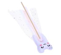 FUNOMOCYA Portable Pink Fairy Wand with Ribbon and Tooth Design Lightweight Angel Costume Prop for Parties Performances Dress Up and Wedding Decorations