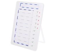 FUNOMOCYA Portable Teens Chore Chart with Marker Pen DIY Behavior Planner Board for Routine Task Management and Positive Habit Tracking Reusable To-do List Organizer