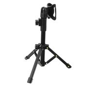 FUNOMOCYA Portable Tripod Tabletop Mic Stand for Live Streaming Recording and Saving Design Easy to Carry and Store Height Microphone Holder