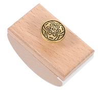 FUNOMOCYA Portable Wooden Rocker Blotter Quick Drying Ink Absorbent Tool for Office and School Ideal for Calligraphy Stamping and Writing Essential Blotting Pad for Ink