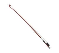 FUNOMOCYA Practice Violin Bow Ebony Sandalwood Half Violin Bow Parisian Eyes Smooth Screw Horse Hair for Beginner Student