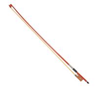 FUNOMOCYA Practice Violin Bow with Horsetail Hair for Beginner Students, Synthetic Material Wooden Bow Transmitting String Vibrations, Comfortable Feel Suitable for Practice Use