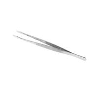 FUNOMOCYA Precision Stainless Steel Stamp Tweezers Static Elasticity Resistant Philately Tool for Collectors Curved Metal Tweezers for Handling Stamps and Coins Professional ESD Supplies