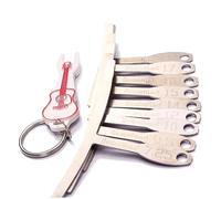 FUNOMOCYA Professional Guitar Care Tools Fretboard Radius Gauge Kit for Luthiers Musicians Random