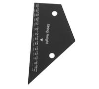 FUNOMOCYA Professional Guitar String Action Gauge Electric Bass String Height Ruler Stainless Steel Scale Smooth Edges Luthier Tool for Guitar Setup
