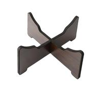 FUNOMOCYA Professional Rosewood Grain Tongue Drum Stand Detachable Steel Holder for 10-inch Tongue Drum Portable Floor Display Rack for Percussion Instruments