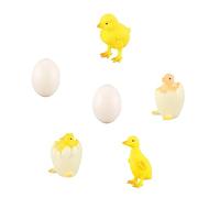 FUNOMOCYA Realistic Chicken Duck Life Cycle Toy Egg Chick Toys Eggs Education Learning for Boys and Girls