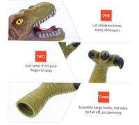 FUNOMOCYA Realistic Dinosaur Hand Puppet Claw for Interactive Vinyl Role Play Accessory and Reusable Birthday Gift for Early Learning and Stage Performance