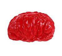 FUNOMOCYA Realistic Halloween Brain Prop Latex Fake Human Brain for Party Decorations Safe Reusable Scary Body Parts Accessory Family-friendly Creepy Halloween Decor