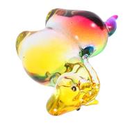 FUNOMOCYA Realistic Horse Figurine for Home Office Decor Compact Eye Catching Crystal Decoration with Stunning Light Reflection