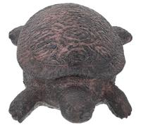 FUNOMOCYA Realistic Turtle Garden Key Hider Outdoor Resin Fake Stone Key Holder for Security Decorative Hideaway for Home and Garden
