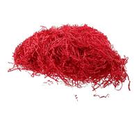 FUNOMOCYA Red Crinkle Shredded Tissue Paper Basket Filler Lightweight Packing Box Filler for and Presentation Boxes Festival Party Favor Basket Filling