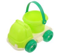 FUNOMOCYA Removable Bucket Beach Truck for Portable Sand Car Plaything with Ergonomic Handle Compact Lightweight Design for Seaside Park and Outdoor Fun in Green