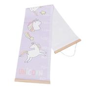 FUNOMOCYA Removable Kids Height Measure Chart with Wood and Canvas Track Growth for Baby's Room or Kindergarten