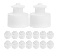FUNOMOCYA Replaceable Bottle Lids Sealing Sports Bottle Lids PE Push Pull Function Leak Proof Cap and Sports Kettle 20Pcs