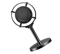 FUNOMOCYA Retro Style Microphone Prop Vintage Antique Design for Home Decor Stage Performances Parties Creative Costume Accessory for Bashful Singers