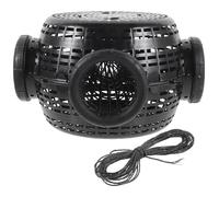 FUNOMOCYA Reusable Plastic Crab Trap Cage with 4 Entrances and 6M Rope, Crawfish Mesh Fishing Trap for Lobster, Eel, River Prawn, and Crab Catching, Sturdy Fishing Net for Freshwater Use