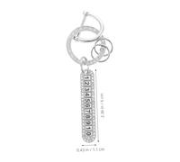 FUNOMOCYA Rhinestone Car Key Holder with Detachable Key Ring and Phone Bling Keychain for Women and Men Stylish Multi-use Car Accessories Elegant Anti-lost Keychain Decor
