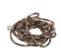 FUNOMOCYA Rhinestone Shoelaces for Women, 1 Pair, Sparkling Round Shoe Laces, 120cm, Leopard Print for Sneakers and Dress Shoes