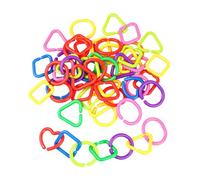 FUNOMOCYA Rings Links for Boy Girl Early Learning with Geometric Chain Design for Cognitive Development and Attention Training Suitable for Boys Attach to Strollers Carrier Seats