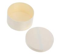 FUNOMOCYA Round Wooden Candy Box with Lid Wood Storage Container for Jewelry Sweets Party Favors DIY Projects Home Decor Wedding Gift Packaging