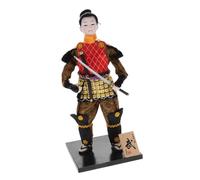 FUNOMOCYA Samurai Ninja Doll Figurine Style Samurai Model Wood