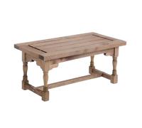 FUNOMOCYA Scale Natural Wood Finish Elegant Wooden Furniture Model for Kitchen Scene Decoration Compatible with Dollhouse Accessories